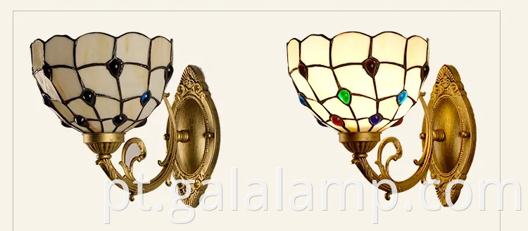 Luzes de parede lideradas por estilo europeu elegantes para salas de estar